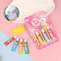 Magic Plastic Touchable Blow Bubbles Set