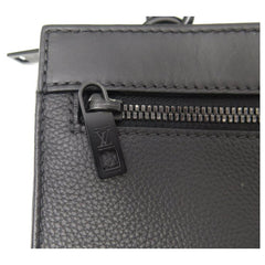 LV Messenger Bag Aerogram Black Leather