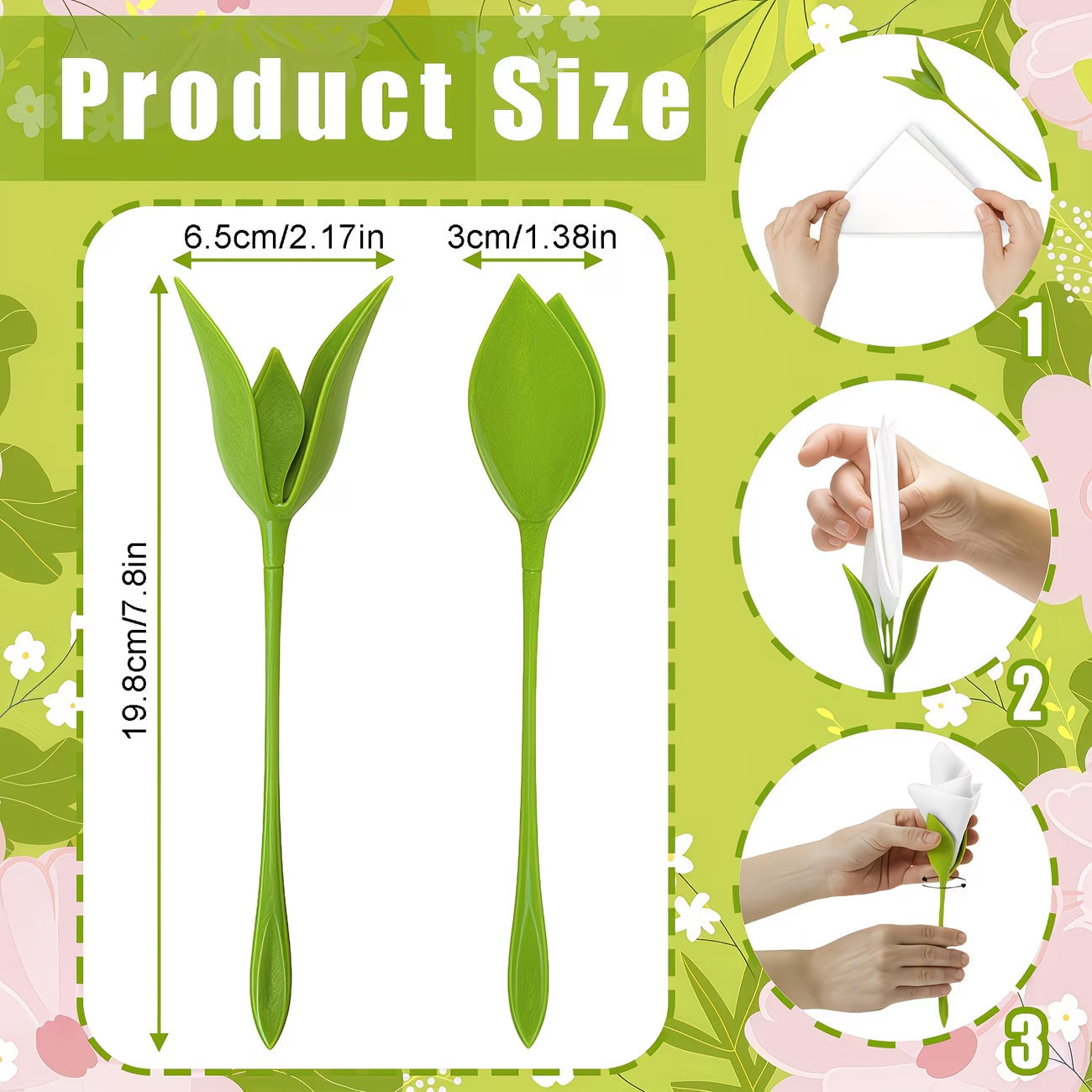 Elegant Floral Napkin Holders For Tables