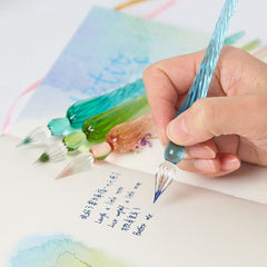 High Quality Handmade Drawing Dip Calligraphy Pen with ink