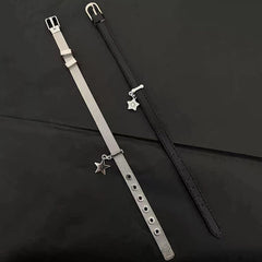 Y2K Star Pendant Adjustable Bracelet