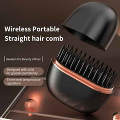 Mini Portable Wireless Hair Straightener