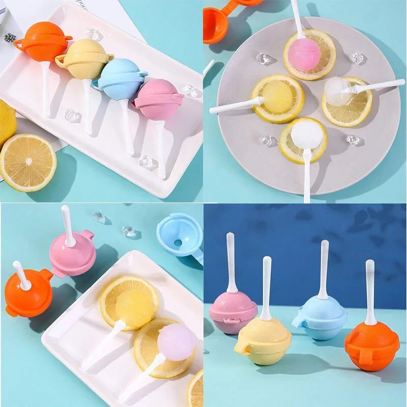 Silicone Lollipop Ice Cream Maker Mould
