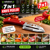7 in 1 Kitchen Knife Peeler (IMPORTED)