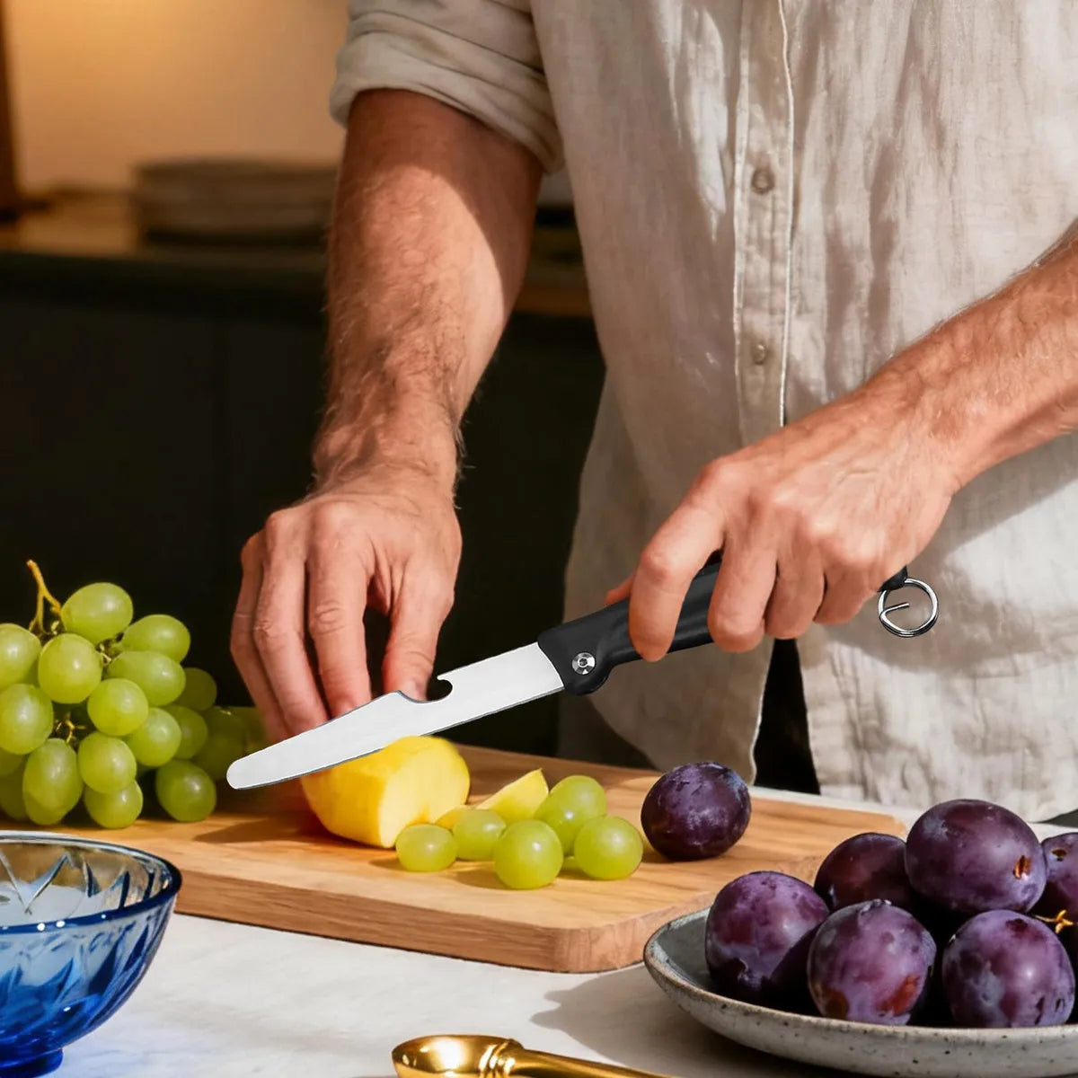 Stainless Steel Fruit Peeler Cutter Slicer