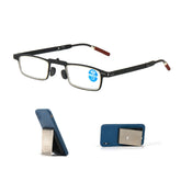 Reading Glasses with Metal Phone Holder
