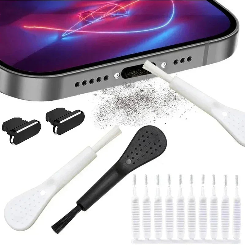 10pcs Shower Head Anti-Clogging Cleaning Brush