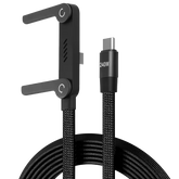 2-in-1 Invisible Holder Charger Cable with Stand - 240W Fast Charging