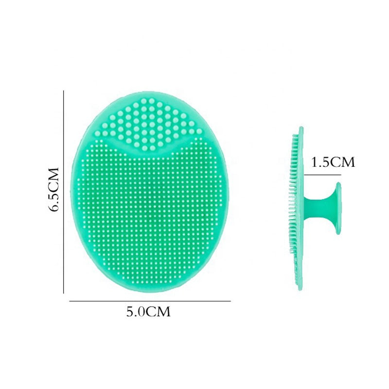 Silicone Soft Face & Body Cleaning Pad (3x)
