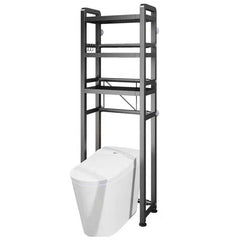 2/3 Tier Black Metal Bathroom Standing Shelf (2 RACKS)