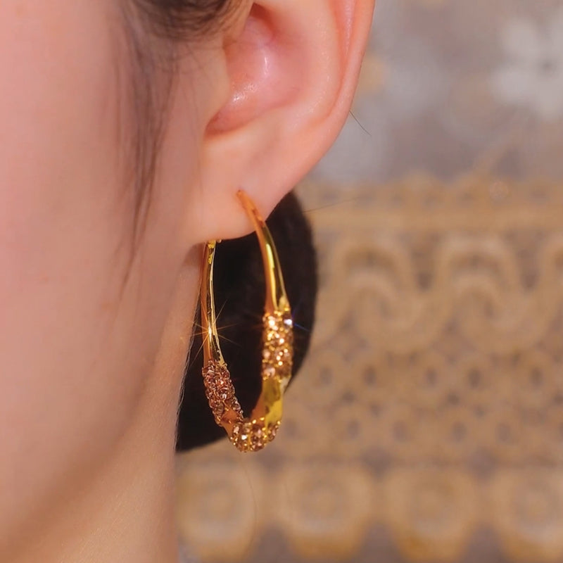 💎Circle Earrings with Zirconia