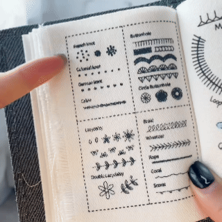 🔥 🌈Beginner-Friendly💕 Embroidery Stitch Book