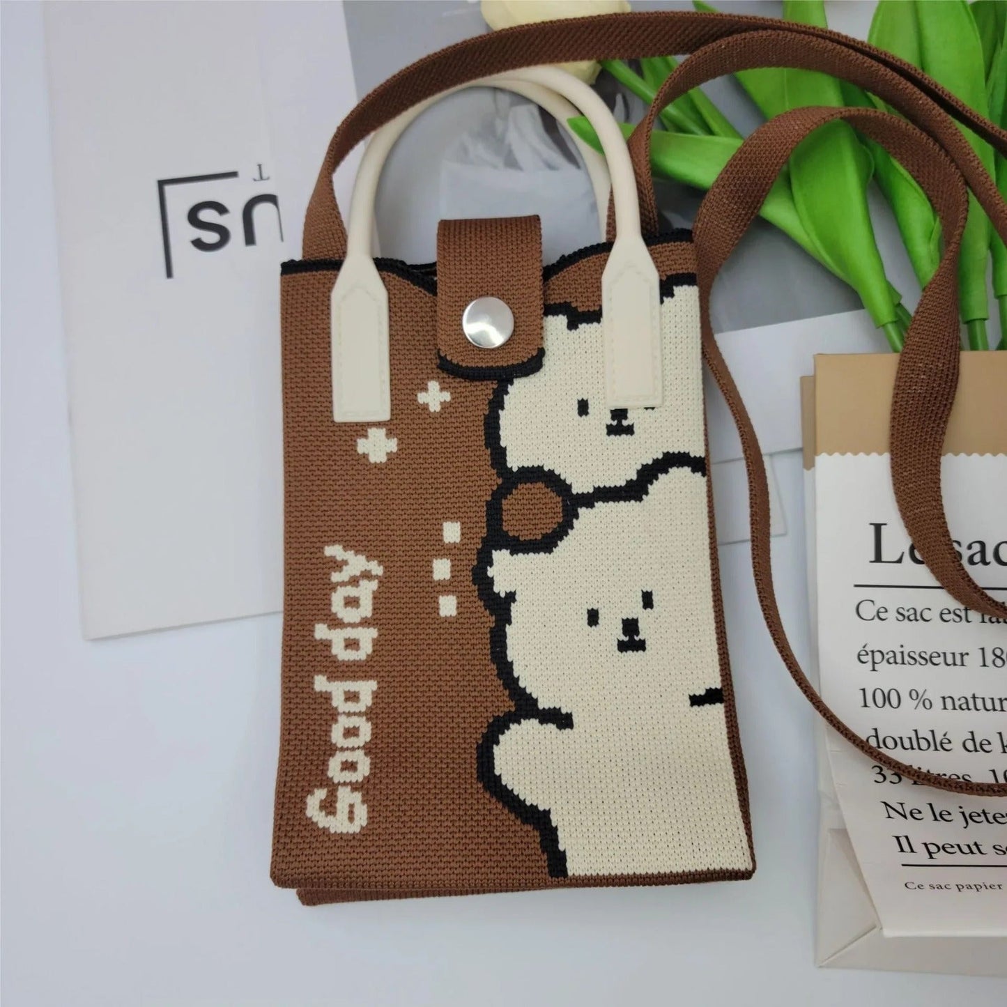 Korean Crossbody Single Shoulder Sling Phone Bag