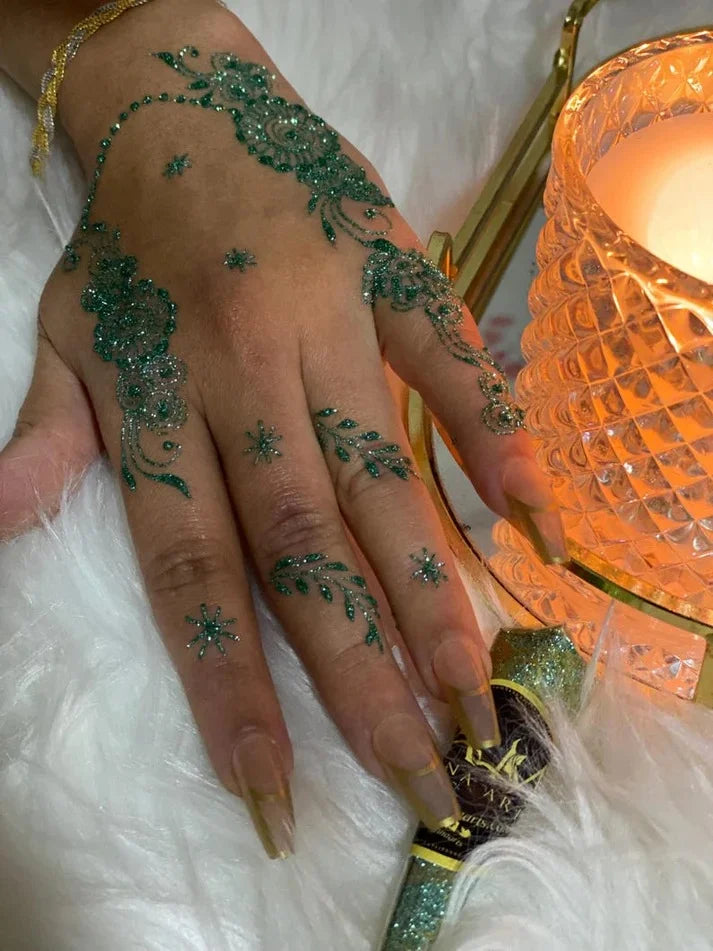 Sparkle Shine Glitter Mehndi Set