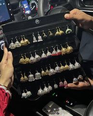 Black jhumka box