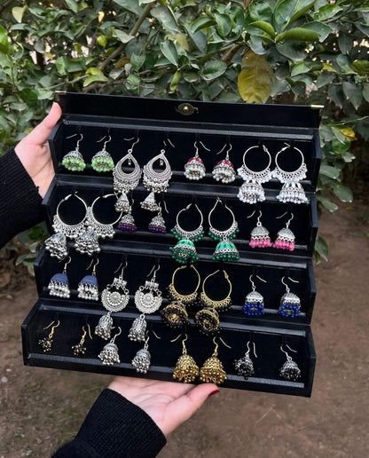 Black jhumka box