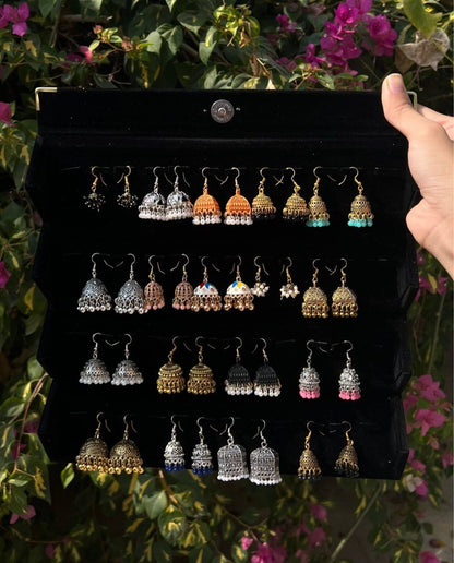 Black jhumka box