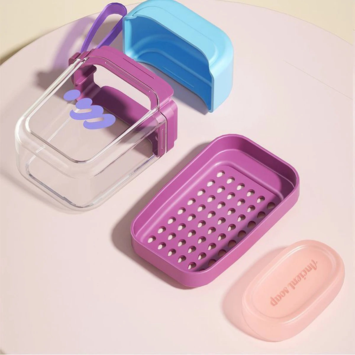 Portable soap box waterproof for travel