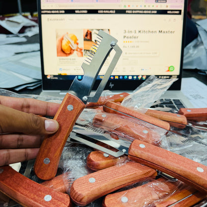 3 in 1 Kitchen Knife Peeler (IMPORTED)