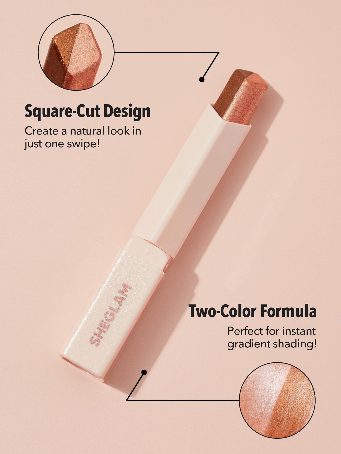 Insta-Eyes Dual Tone Glitter Shadow Stick