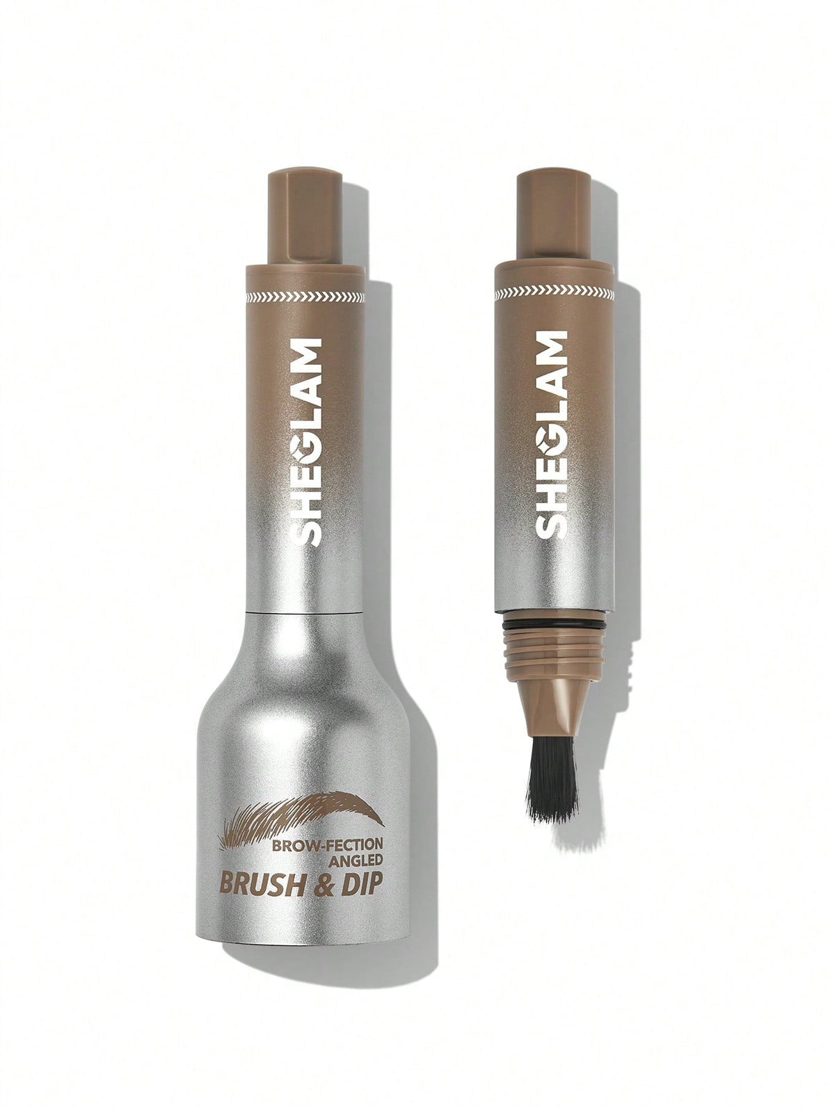 SHEGLAM Taupe Brow Fection Angled Brush & Dip
