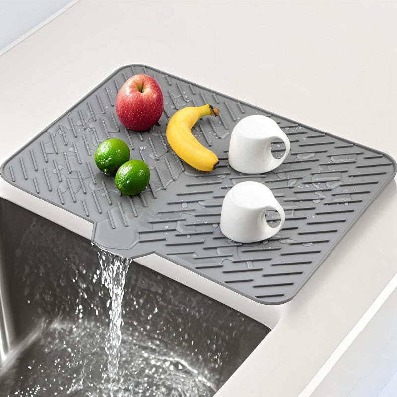 Silicone Dish Drying Mat for Kitchen Counter