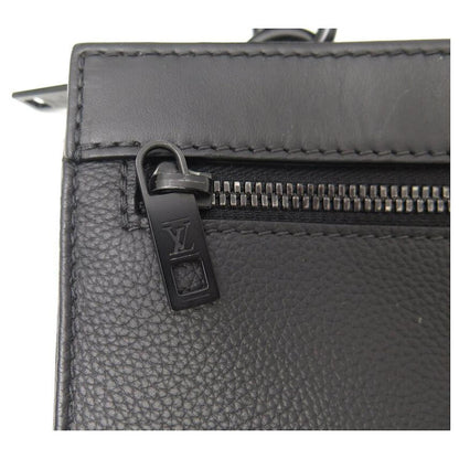 LV Messenger Bag Aerogram Black Leather