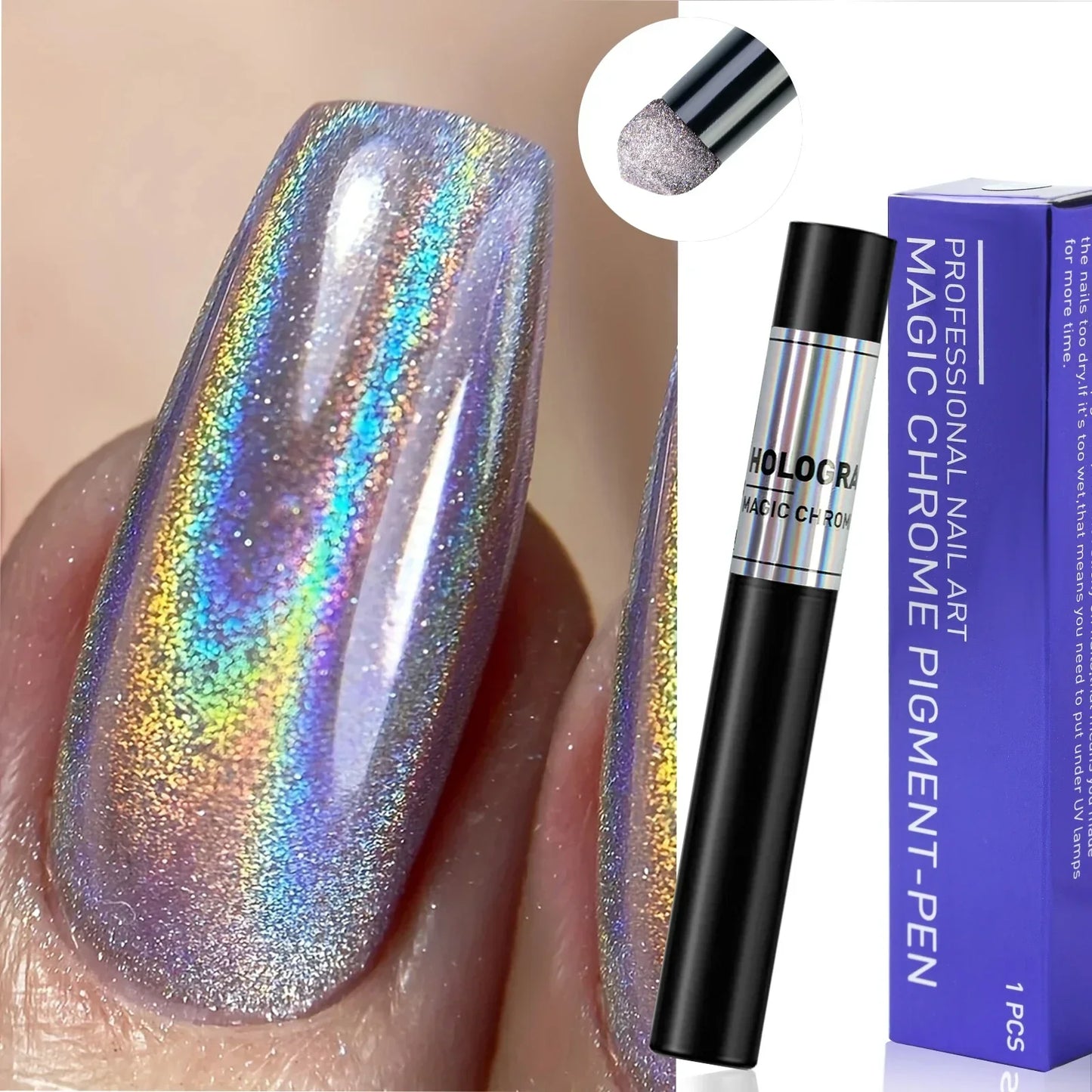 Mirror Effect Nail Art Powder Stick