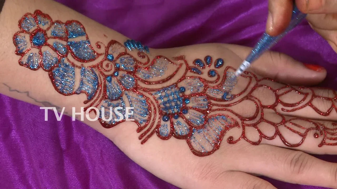 Sparkle Shine Glitter Mehndi Set