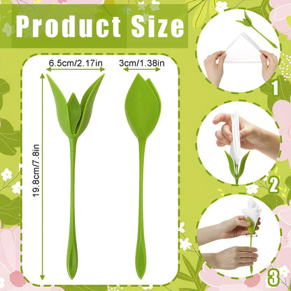 Elegant Floral Napkin Holders For Tables