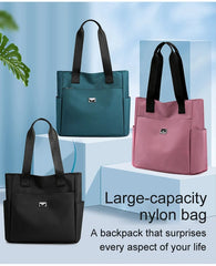 Water Repellent Multi Pocket Nylon Shoulder Bag👜