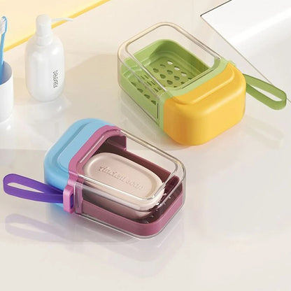 Portable soap box waterproof for travel