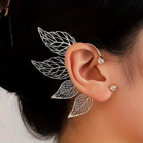 Elf Hollow Leaf Ear Cuffs