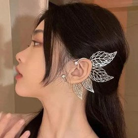Elf Hollow Leaf Ear Cuffs