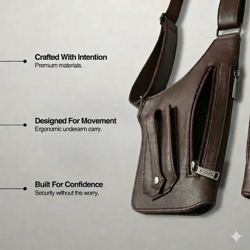 Adjustable Medieval Leather Harness Holster Bag