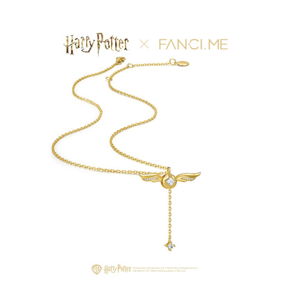 Harry Potter Golden Snitch Sterling Silver Necklace