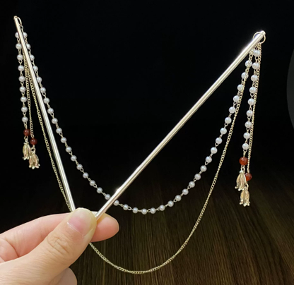 Pearl Barrette Hair Clip