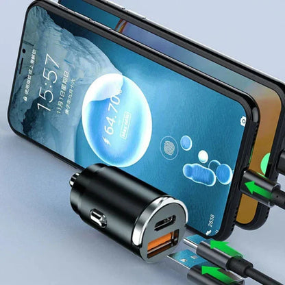Multi Compatible 65W Fast Charging Car Charger