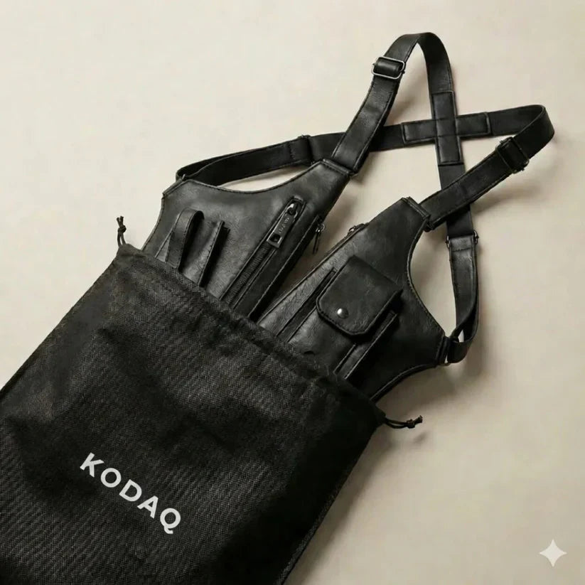 Adjustable Medieval Leather Harness Holster Bag