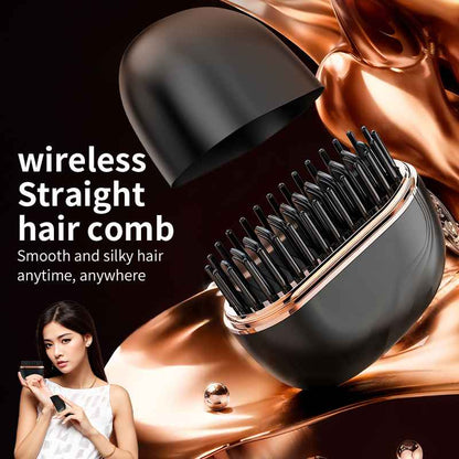 Mini Portable Wireless Hair Straightener