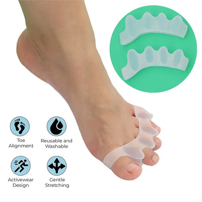 Soft Silicone Toe Spacer & Foot Corrector