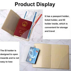 World Map Print Passport Case