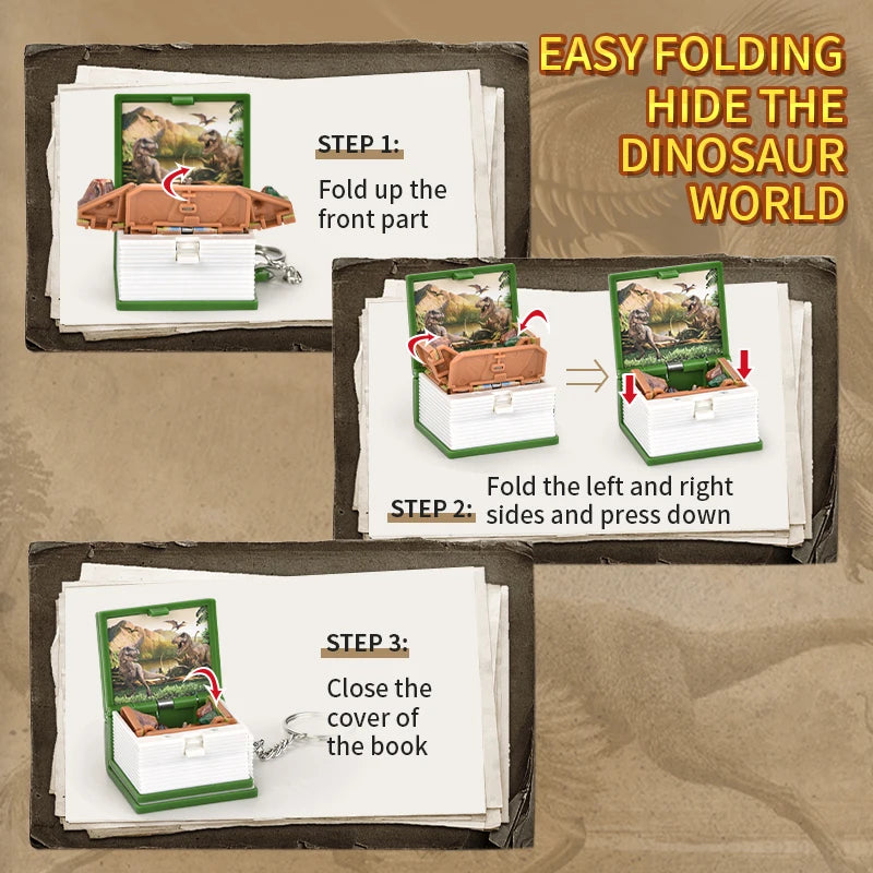 Dinosaur 3D Pop-Up Keychain