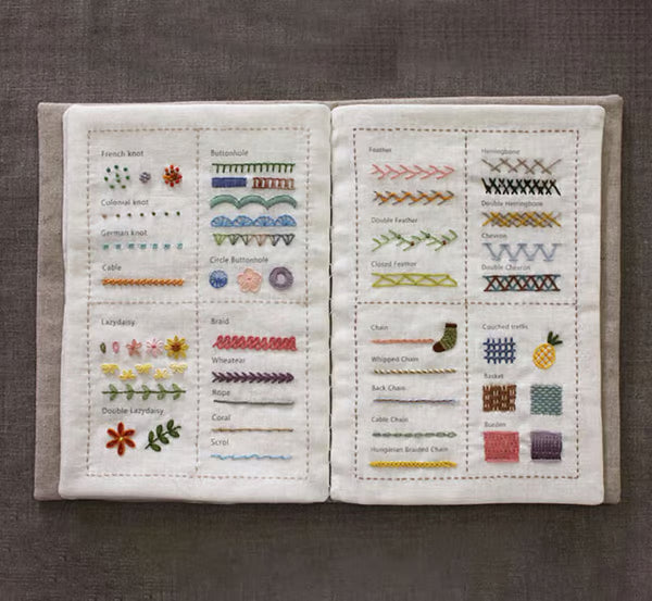 🔥 🌈Beginner-Friendly💕 Embroidery Stitch Book