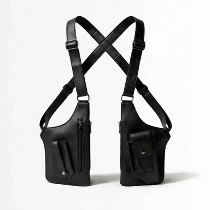 Adjustable Medieval Leather Harness Holster Bag