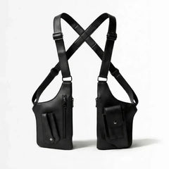 Adjustable Medieval Leather Harness Holster Bag