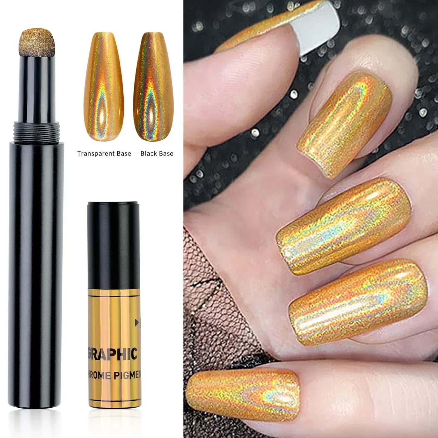 Mirror Effect Nail Art Powder Stick