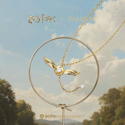 Harry Potter Golden Snitch Sterling Silver Necklace