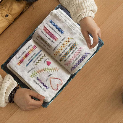 🔥 🌈Beginner-Friendly💕 Embroidery Stitch Book