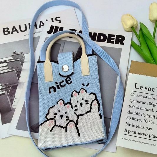 Korean Crossbody Single Shoulder Sling Phone Bag